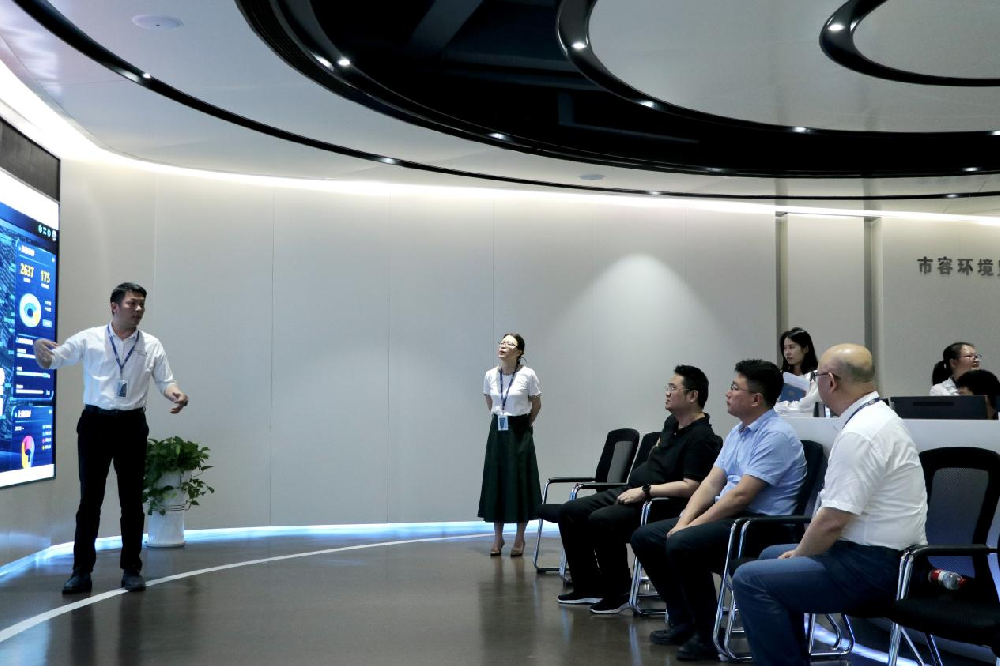 章貢區委常委、副區長張達偉一行蒞臨我司調研